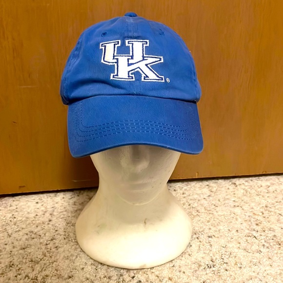 ✅ VINTAGE UK University of Kentucky Wildcats Collegiate Baseball Cap Hat 🧢 Blue - Picture 1 of 6